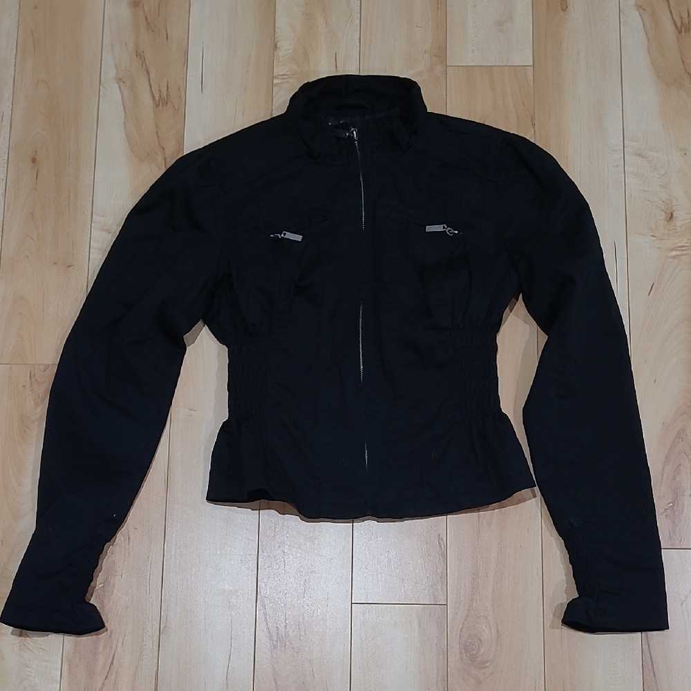 Guess Women's Size Medium Black Thin Jacket